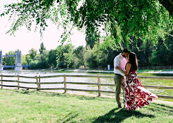 Una tarde de verano con Karla y Antony en el Parque Europa